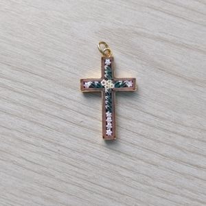 Gold Cross Pendant from Italy